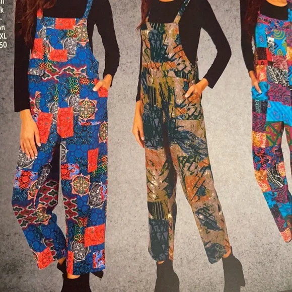 S/M. NWT. OVERALLS by Sacred Threads CL/GR02. - Picture 1 of 11
